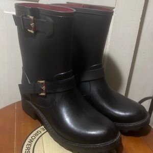 Tommy Hilfiger rubber boots sz 9 new without tags